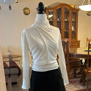 Cream Coloured Turtleneck Top